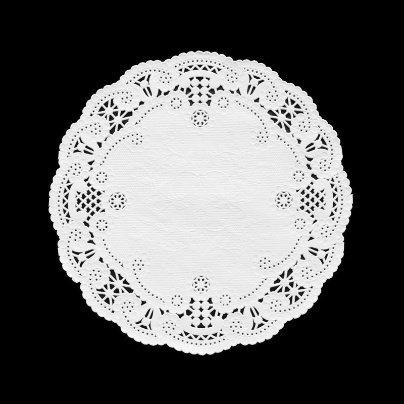 日本サンレオ レースペーパー　丸型 ＃4　120枚入  1束（ご注文単位200束）【直送品】