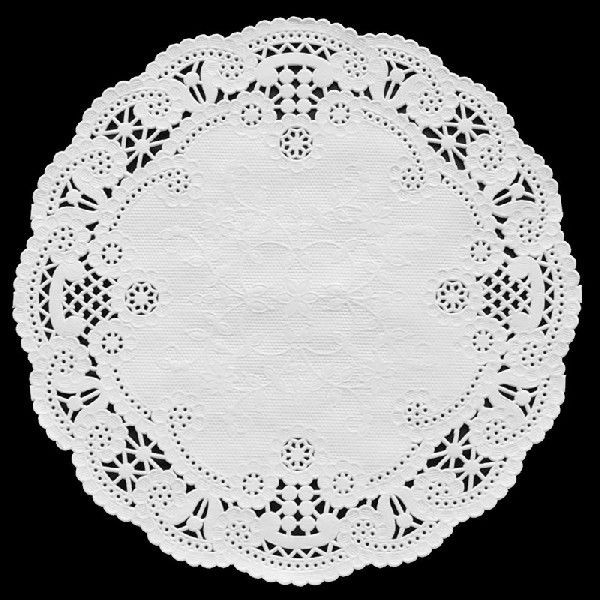 日本サンレオ レースペーパー　丸型 ＃10　120枚入  1束（ご注文単位50束）【直送品】