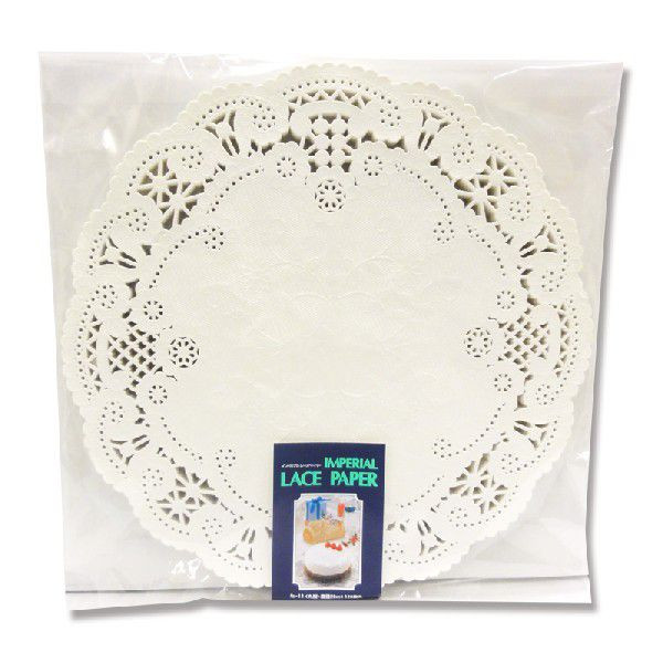 日本サンレオ レースペーパー　丸型 ＃11　120枚入  1束（ご注文単位50束）【直送品】