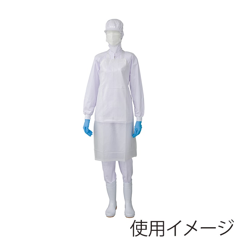 宇都宮製作 シンガー PEVAエプロン S クリア 1枚 EVA016NS-TP 100枚(ご注文単位1枚)【直送品】