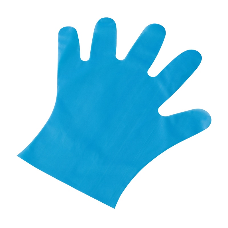 宇都宮製作 使いきりポリ手袋 シンガーポリスリム 袋入 ブルー SS 100枚 LPE0190SE-BP 1袋(ご注文単位60袋)【直送品】