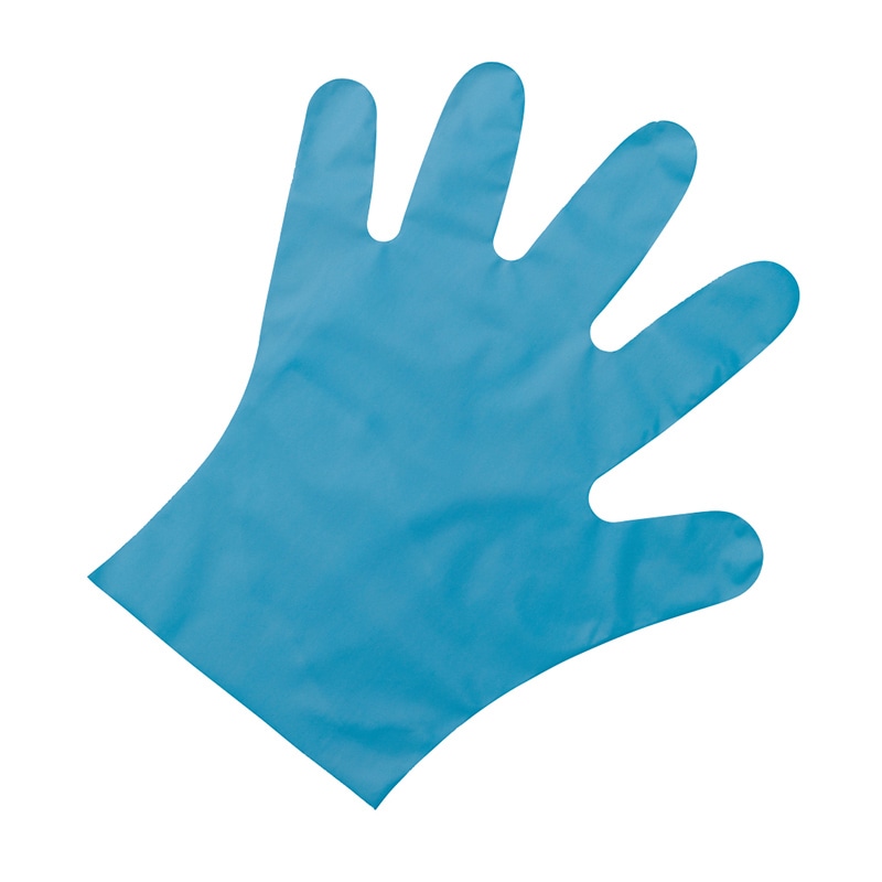 宇都宮製作 プロプラス バイオマスポリ手袋 袋入 ブルー SS 100枚 LPE0141SE-BP 1袋(ご注文単位60袋)【直送品】