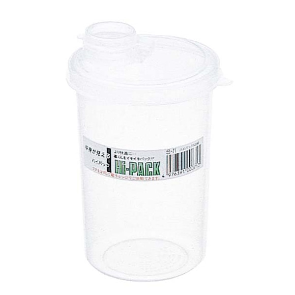 エンテック ハイパック　円筒タイプ　口蓋付　S-73   1個（ご注文単位1個）【直送品】