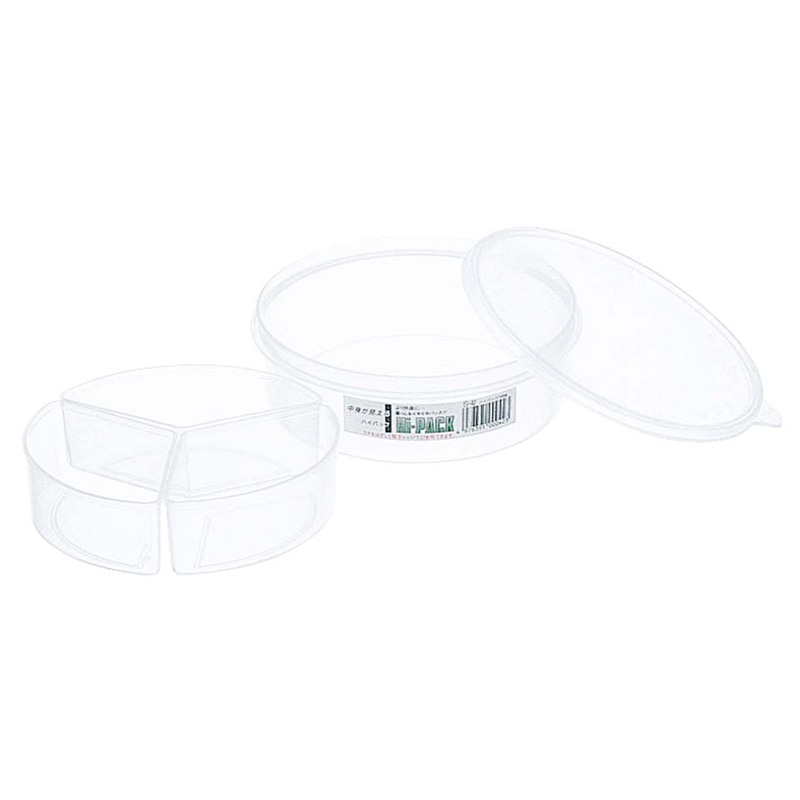 エンテック ハイパック　丸型（仕切付）S-242   1個（ご注文単位1個）【直送品】