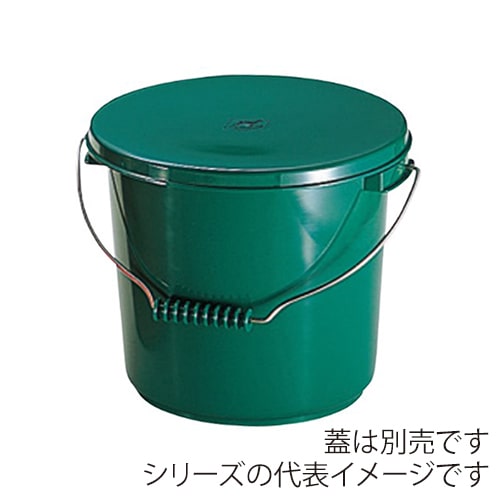 エンテック ポリプロバケツ 10L 本体 PO-22A グリーン 1個（ご注文単位1個）【直送品】