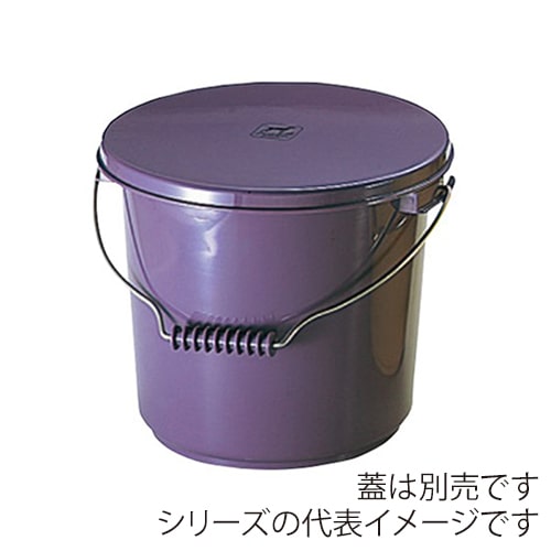 エンテック ポリプロバケツ 10L 本体 PO-22A パープル 1個（ご注文単位1個）【直送品】