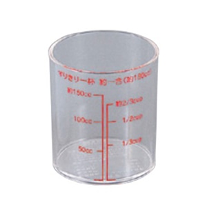 エンテック 米カップ No.618 B アクリル 180ml 1個（ご注文単位1個）【直送品】