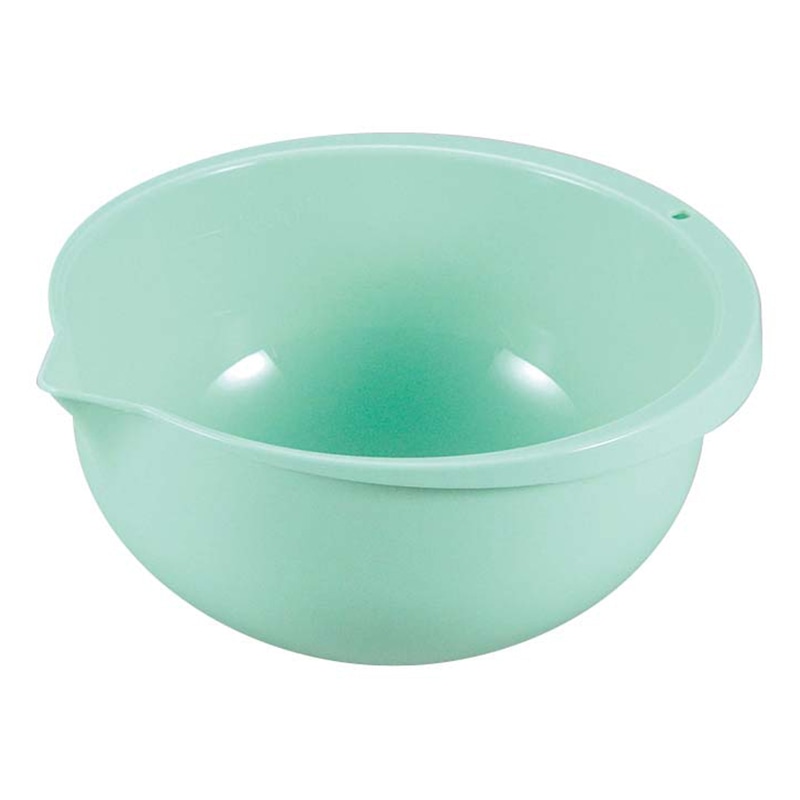 エンテック PP抗菌　片口ボール　小 MS-104　グリーン（内径φ160）  1個（ご注文単位1個）【直送品】