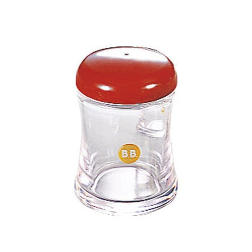 エンテック B・Bシリーズ 塩入れ B-5403 レッド 1個（ご注文単位1個）【直送品】