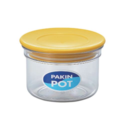 エンテック パッキン付ポット 350ml No.1037Y イエロー 1個（ご注文単位1個）【直送品】