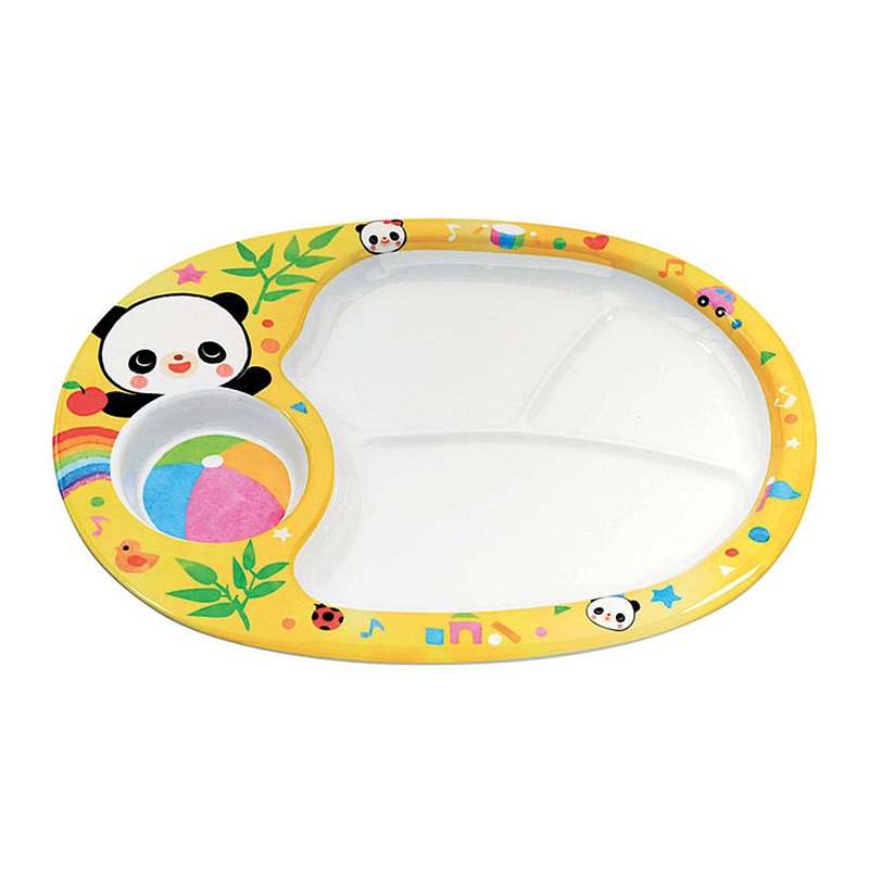 メラミン ランチ皿 赤ちゃんパンダ L-7 1個(ご注文単位1個)【直送品】