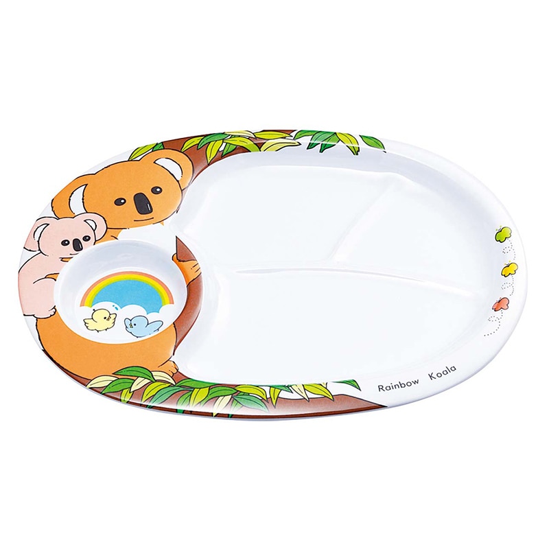 メラミン ランチ皿 コアラ L-6 1個(ご注文単位1個)【直送品】