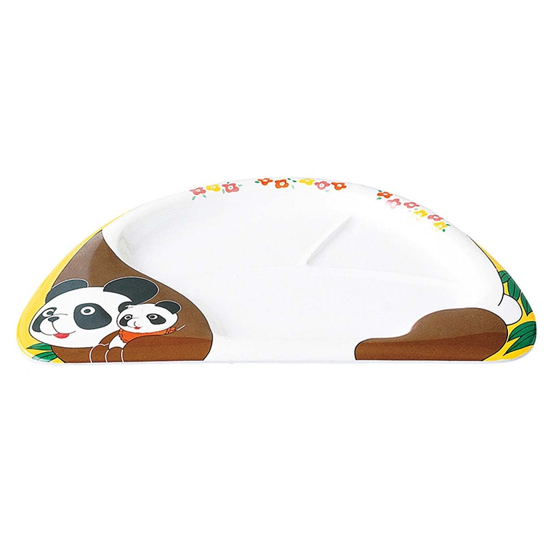 メラミン ランチ皿 パンダ L-2 1個(ご注文単位1個)【直送品】