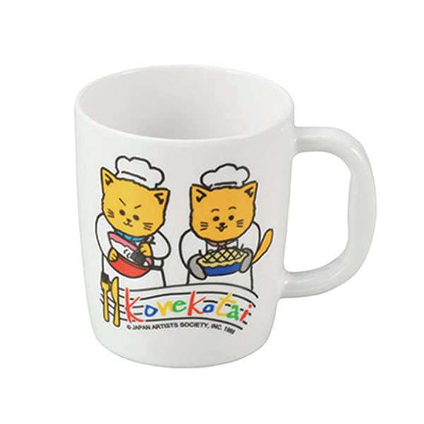 エンテック メラミン片手コップ こねこたい 小 KO-9 200ml 1個（ご注文単位1個）【直送品】