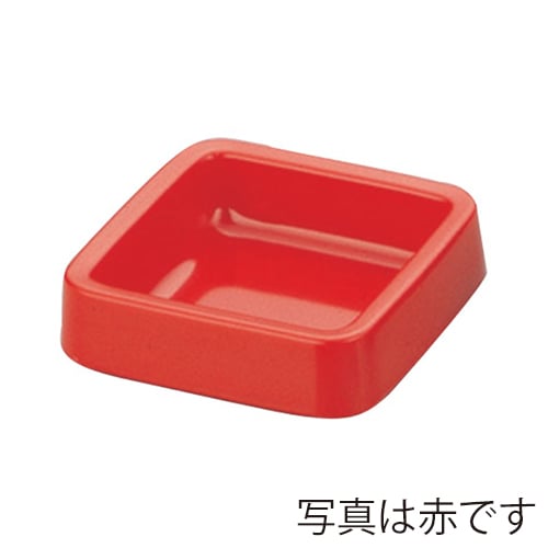 エンテック メラミンカラー灰皿 正角 A-271 黄 1個（ご注文単位1個）【直送品】