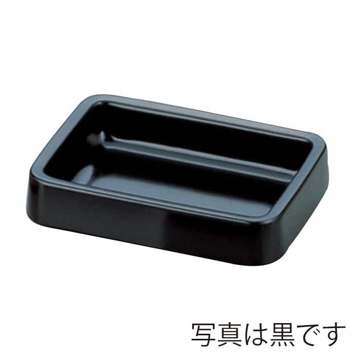 エンテック メラミンカラー灰皿 長角 A-272 赤 1個（ご注文単位1個）【直送品】