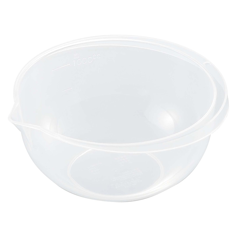 PP抗菌　片口ボール　小 MS-104N　ナチュラル  1個（ご注文単位1個）【直送品】