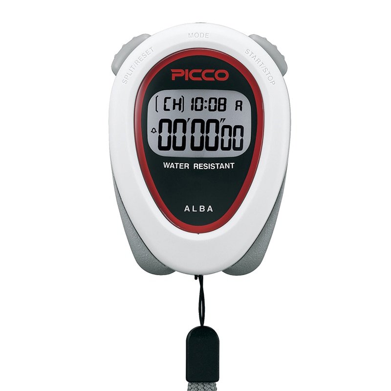 ストップウォッチ　アルバピコスタンダ ホワイト ADMD009 1個（ご注文単位1個）【直送品】