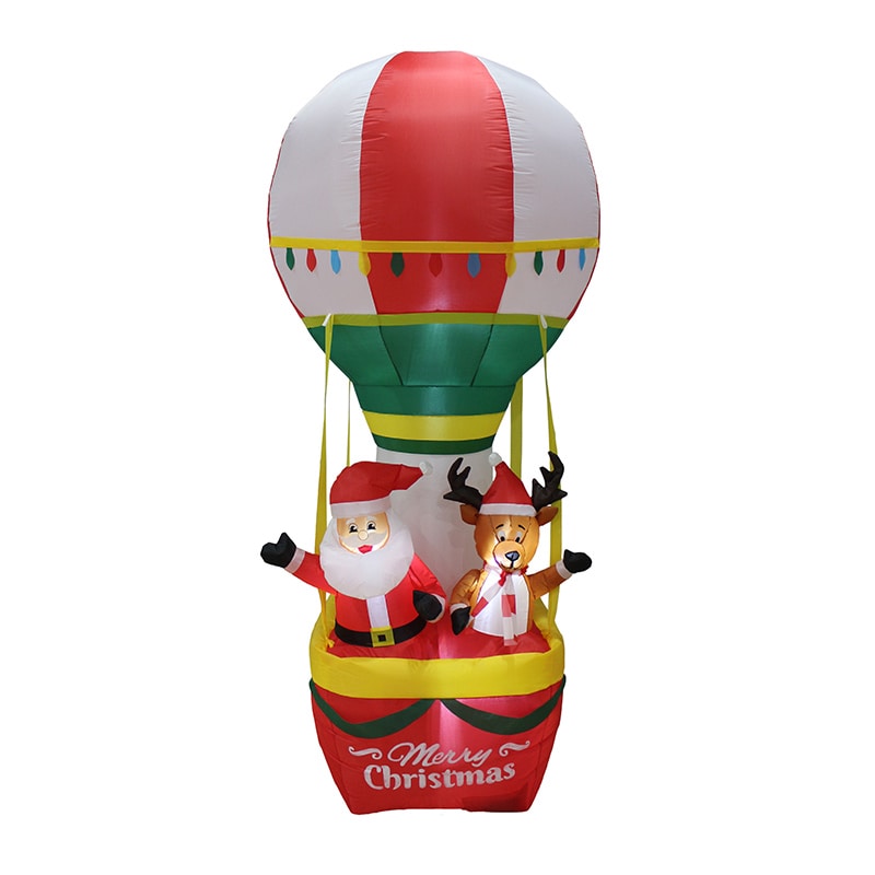 フローレックス エアーディスプレイ サンタと気球 210cm KT-3641 1個(ご注文単位1個)【直送品】