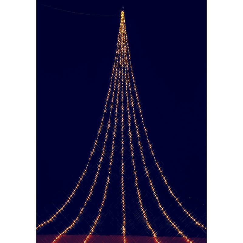 フローレックス 5m光が流れるドレープイルミライト ゴールド KT-3762 1個（ご注文単位1個）【直送品】