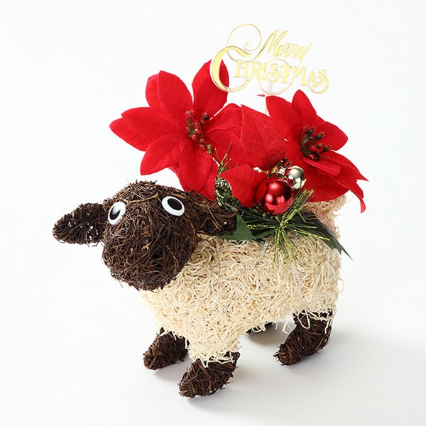 フローレックス ポインセチアアレンジ PA-186 1個(ご注文単位1個)【直送品】