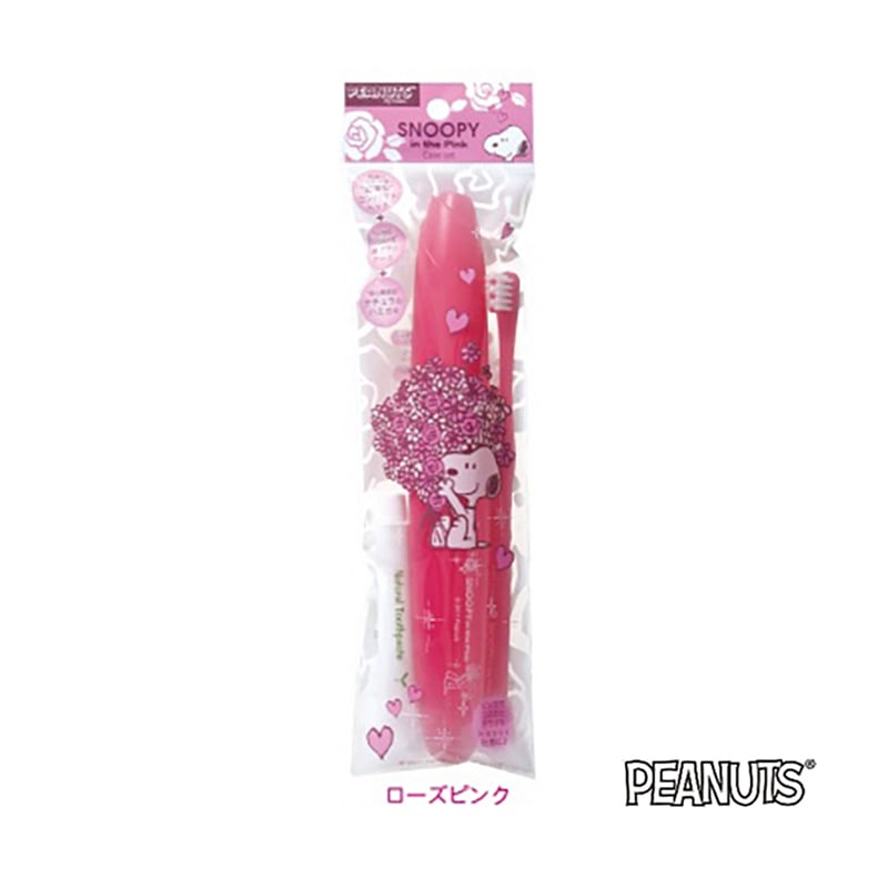 ファイン 歯ブラシ　スヌーピー　イン　ザ　ピンク ケースセット SNI-211 1個（ご注文単位120個）【直送品】
