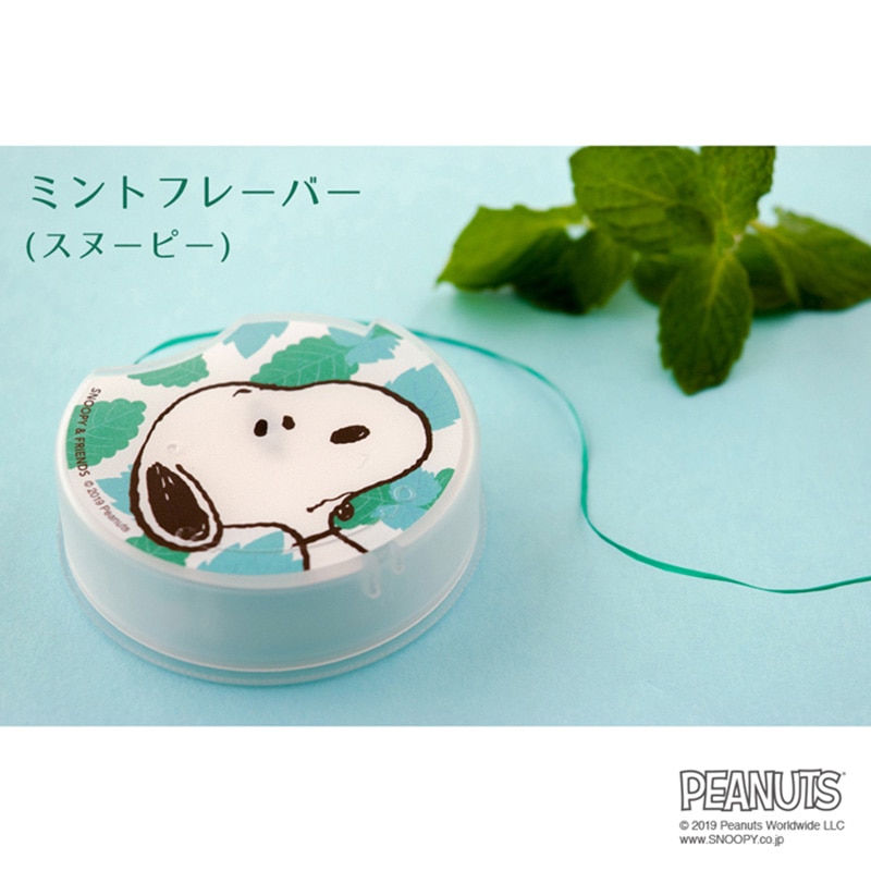 ファイン スヌーピー&フレンズ デンタルフロス ミント SFD-89M 1個(ご注文単位100個)【直送品】