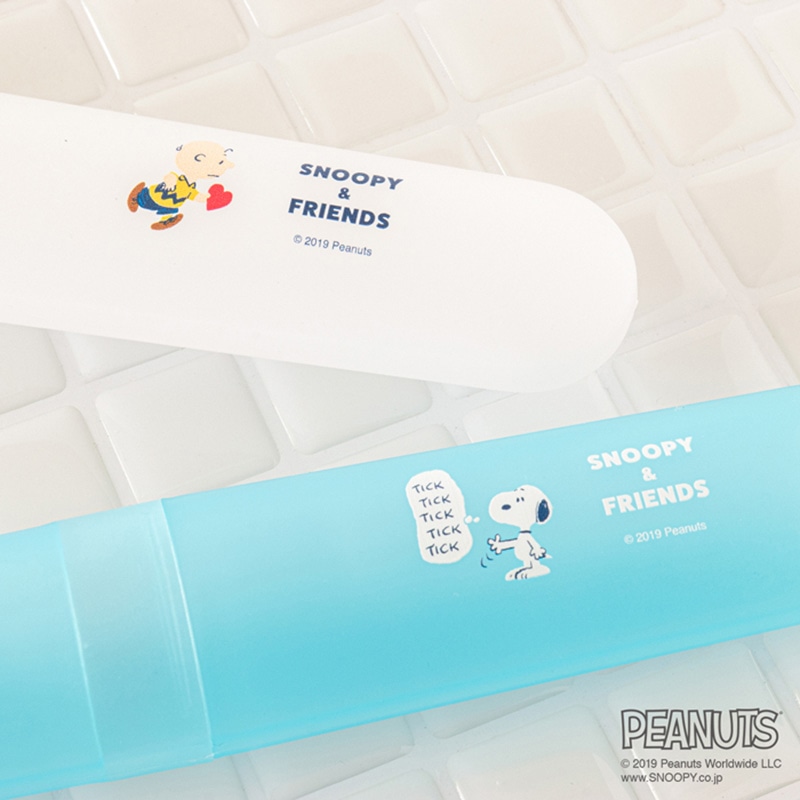 ファイン スヌーピー&フレンズ 歯ブラシセット ホワイト SFS-85W 1個(ご注文単位120個)【直送品】