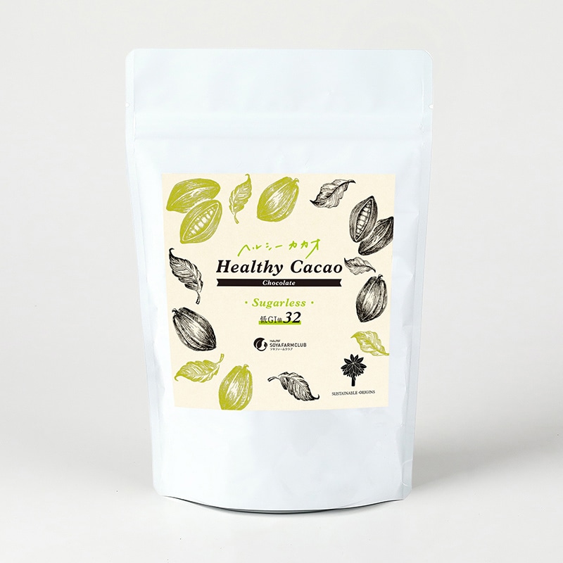 不二製油ソヤファームクラブ ヘルシーカカオ シュガーレス　345g 1袋 ※軽（ご注文単位1袋）【直送品】