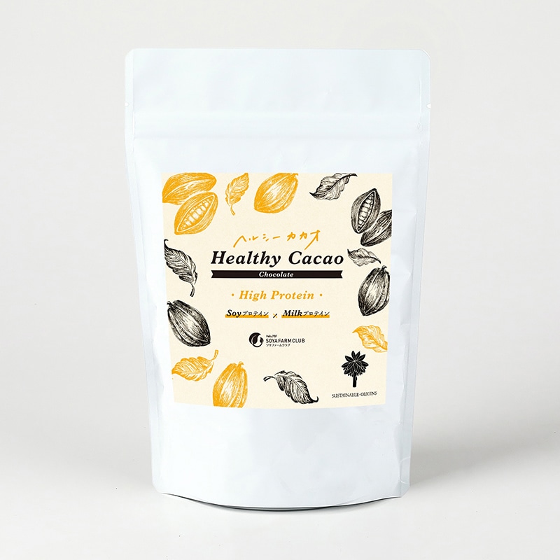 不二製油ソヤファームクラブ ヘルシーカカオ ハイプロテイン　345g 1袋 ※軽（ご注文単位1袋）【直送品】