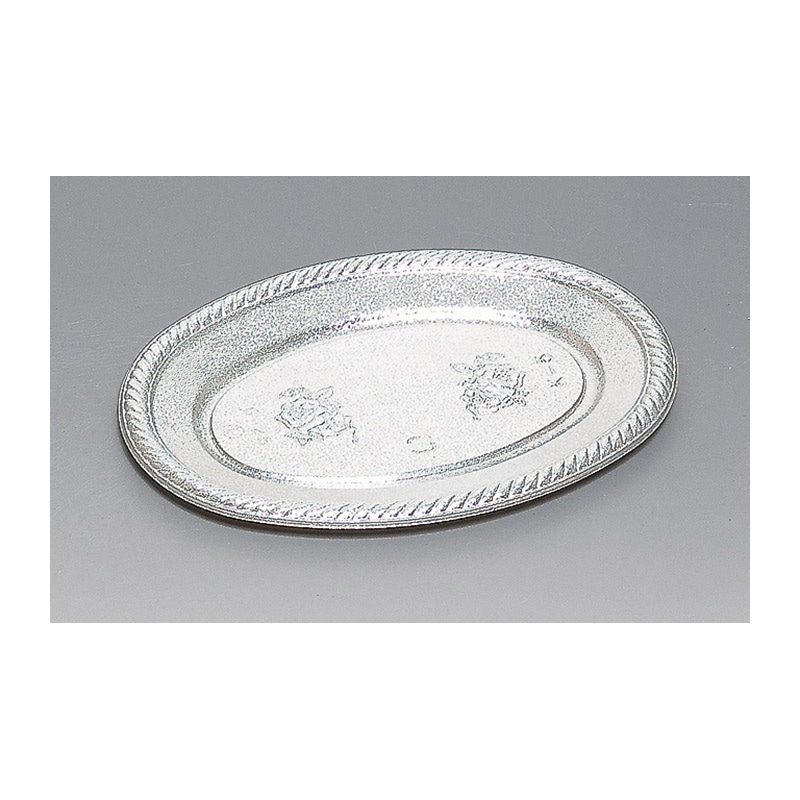 福助工業 オードブル容器 ディッシュ 小判皿 本体 K-5 100枚/束(ご注文単位12束)【直送品】