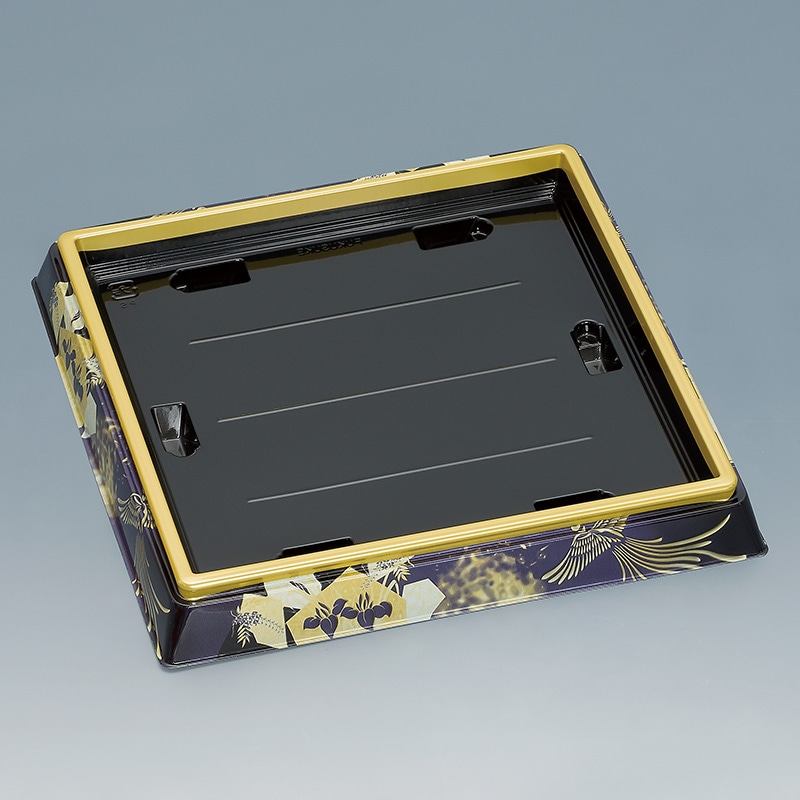 福助工業 寿司桶　新角桶　本体 20H（S） 鳳凰　紺 10枚/束（ご注文単位20束）【直送品】