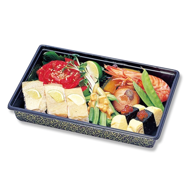 福助工業 弁当容器 富久折 D-20 本体 錦 50枚/袋