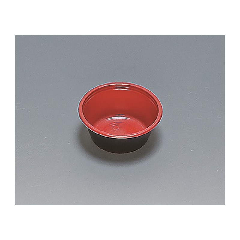 福助工業 麺容器　本体 MC-92-38 R／B 50枚/束（ご注文単位24束）【直送品】