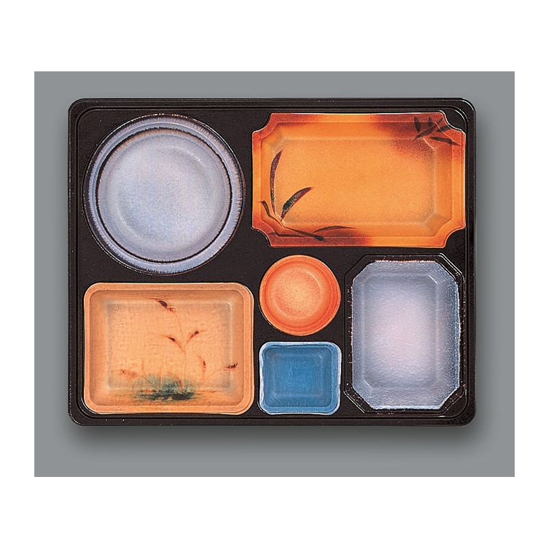 福助工業 仕出し容器 優膳 中仕切 YN-370 B うつわ 20枚/束(ご注文単位3束)【直送品】