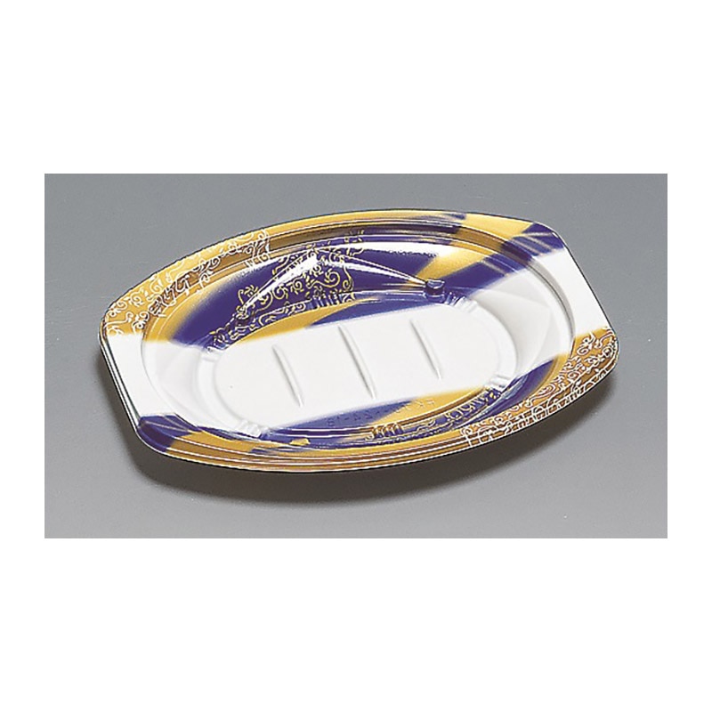 福助工業 プレート容器 FKプレート 本体 24-18H ヨーロピアン 50枚/束(ご注文単位12束)【直送品】