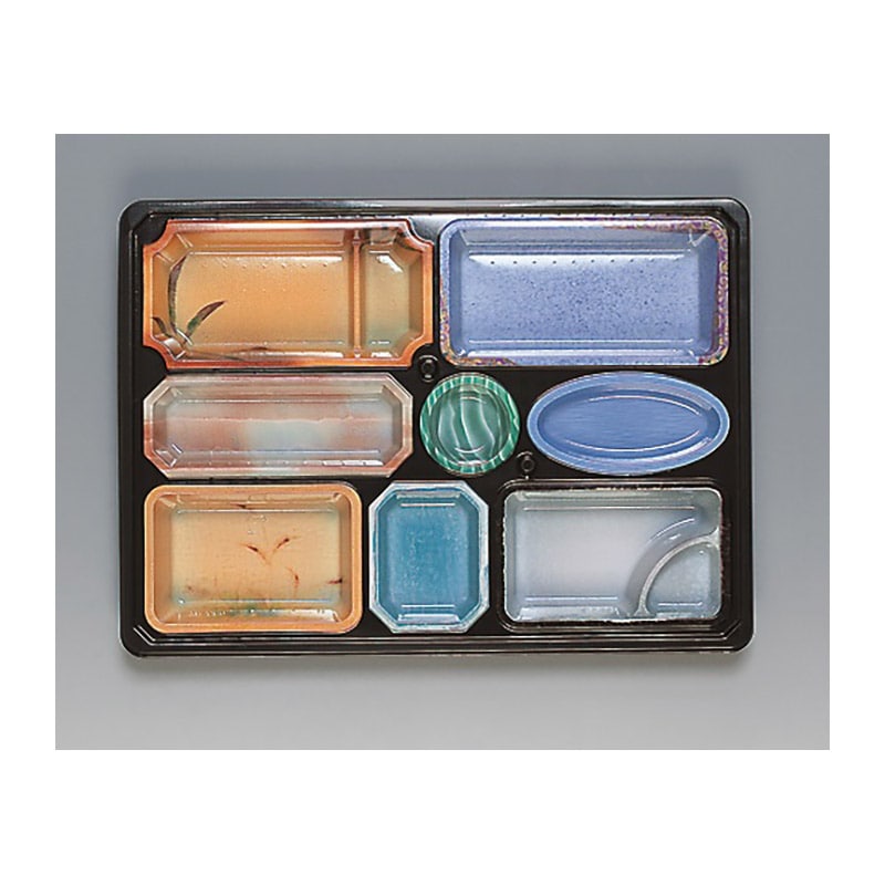 福助工業 仕出し容器 優膳 本体 YN-580H うつわ 20枚/束(ご注文単位6束)【直送品】