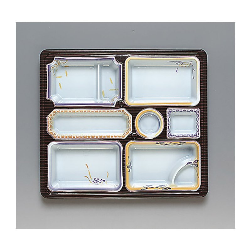 福助工業 仕出し容器 優膳 本体 YN-570H あずさ 20枚/束(ご注文単位8束)【直送品】