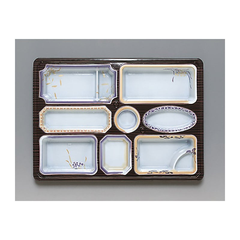 福助工業 仕出し容器 優膳 本体 YN-580H あずさ 20枚/束(ご注文単位6束)【直送品】