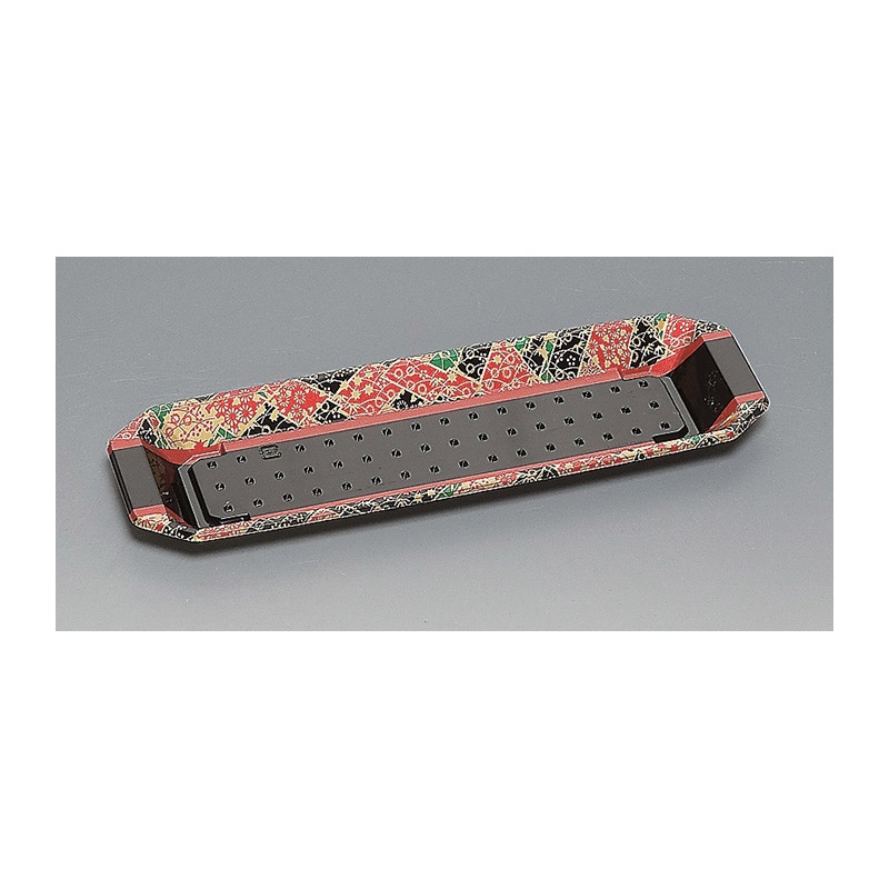 福助工業 寿司容器 和皿 本体 1-8H 大和 50枚/束(ご注文単位12束)【直送品】