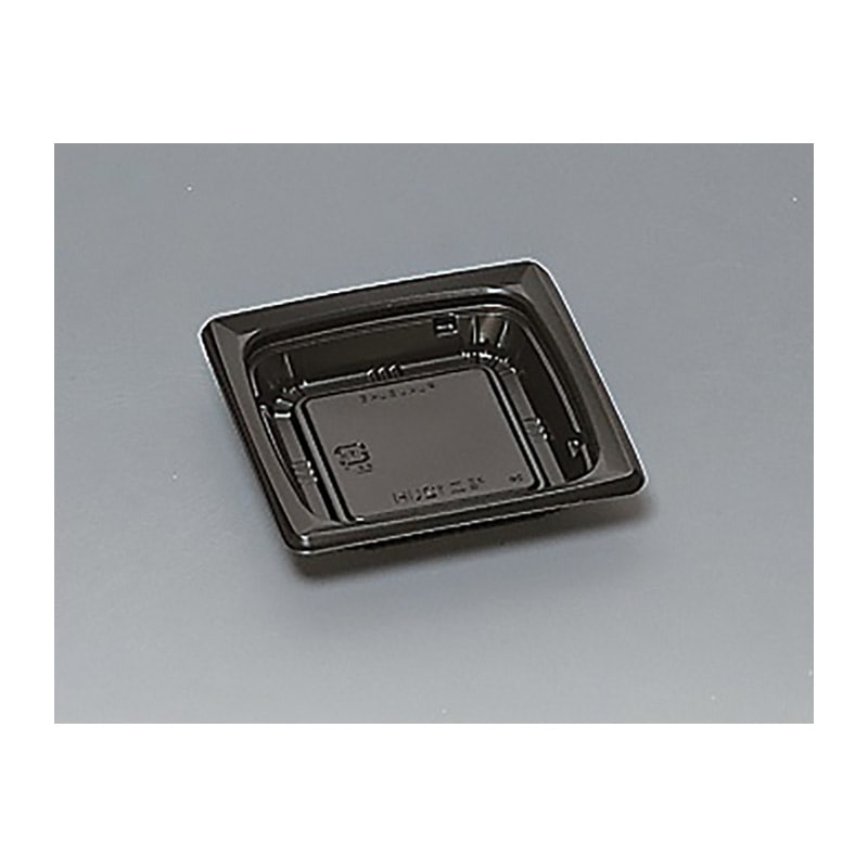 福助工業 惣菜容器 福皿 本体 12UH 黒 50枚/束(ご注文単位18束)【直送品】