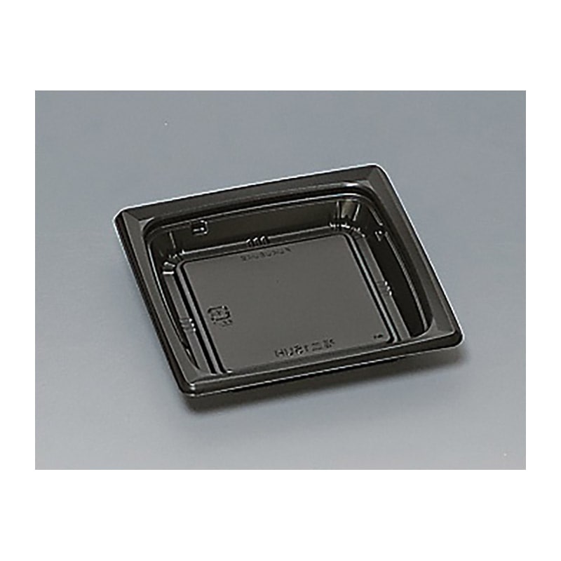 福助工業 惣菜容器 福皿 本体 15UH 黒 50枚/束(ご注文単位18束)【直送品】