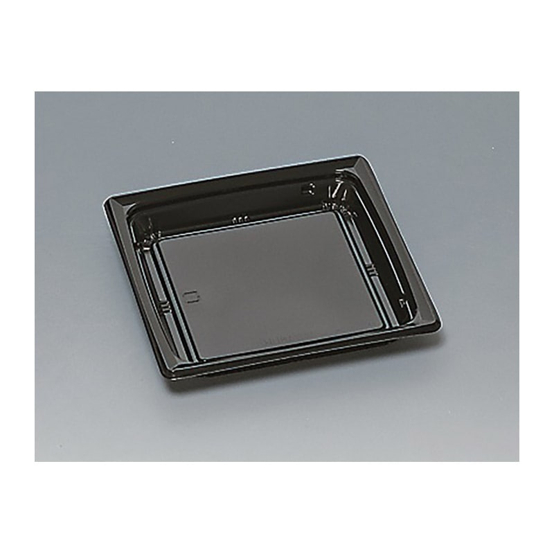 福助工業 惣菜容器 福皿 本体 18UH 黒(L) 50枚/束(ご注文単位12束)【直送品】