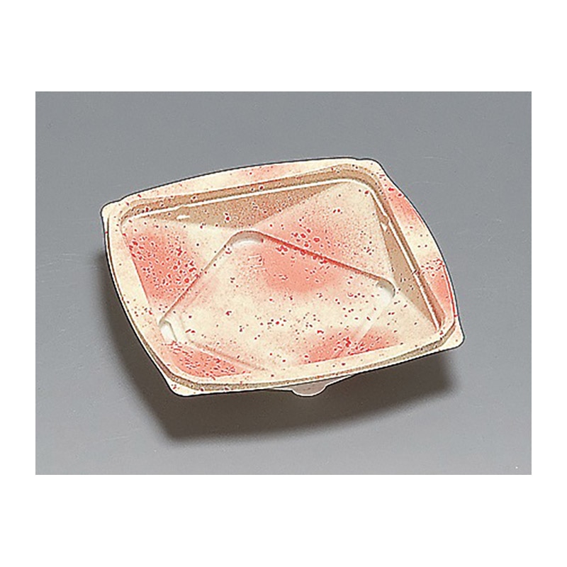 福助工業 惣菜容器 福小鉢 本体 大 桃 50枚/束(ご注文単位12束)【直送品】