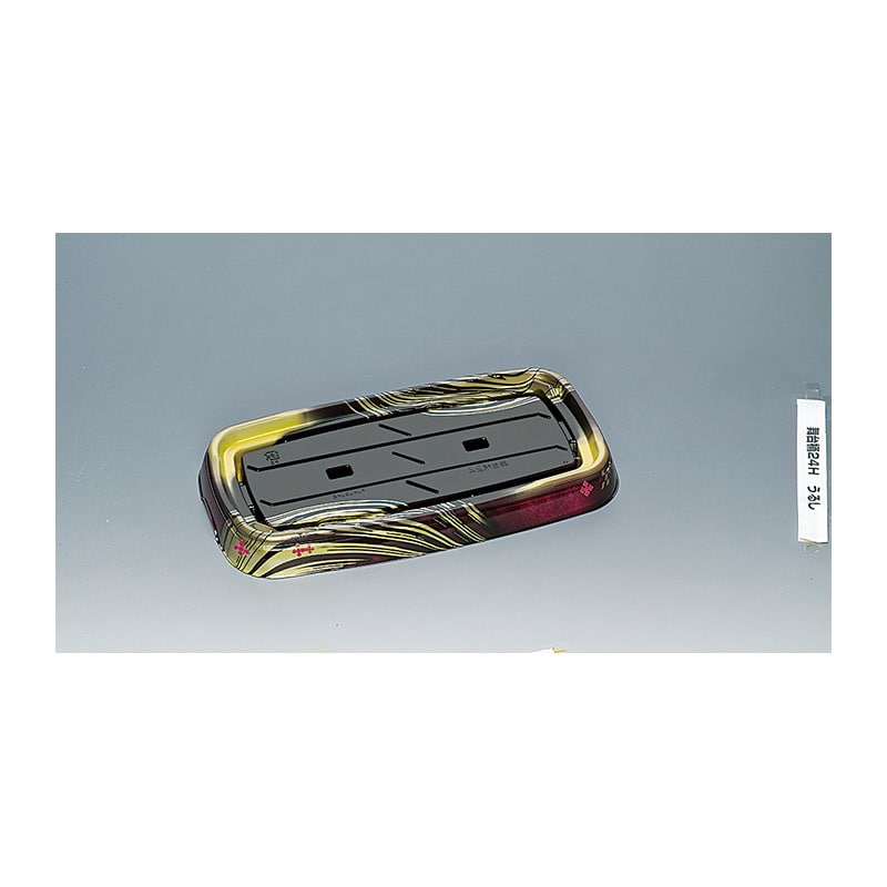 福助工業 寿司桶 舞台桶 本体 24H うるし 10枚/束(ご注文単位12束)【直送品】