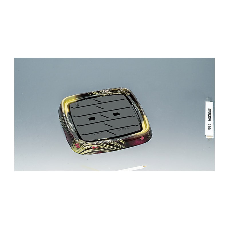 福助工業 寿司桶 舞台桶 本体 30H うるし 10枚/束(ご注文単位12束)【直送品】