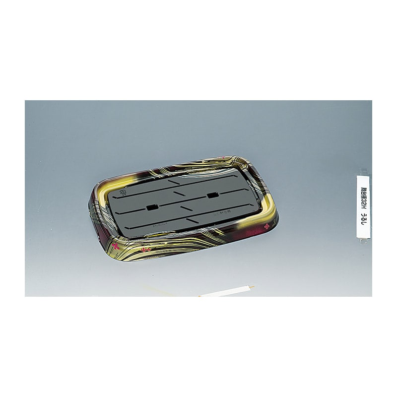 福助工業 寿司桶 舞台桶 本体 32H うるし 10枚/束(ご注文単位10束)【直送品】