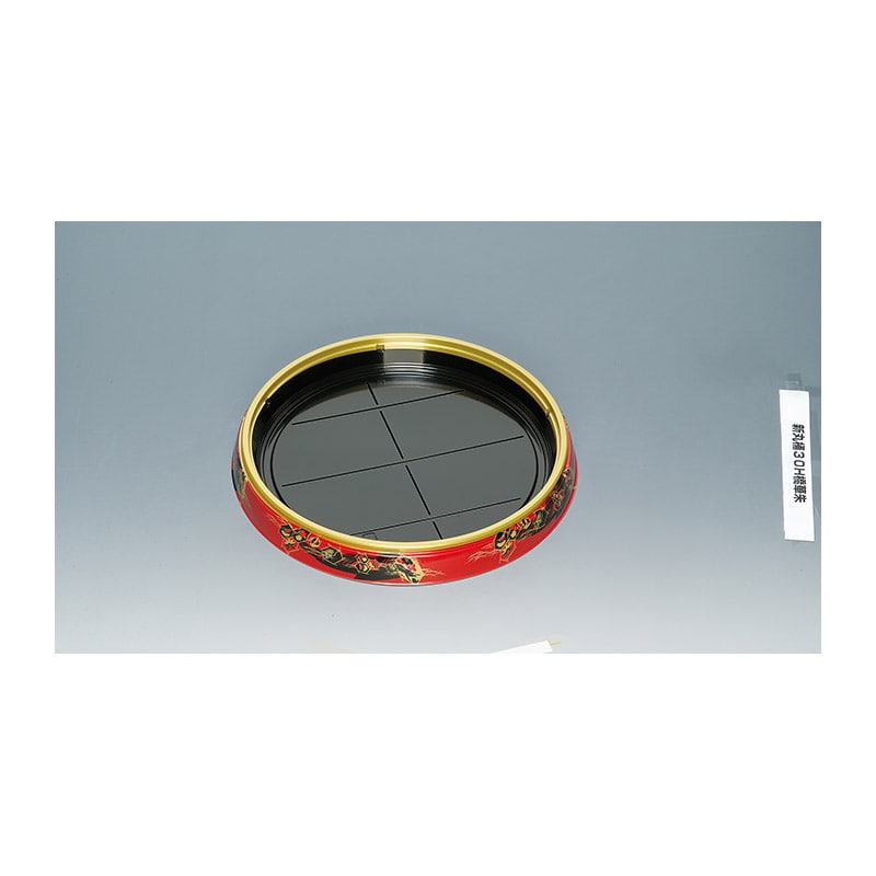 福助工業 寿司桶 新丸桶 本体 30H 橋華朱 10枚/束(ご注文単位12束)【直送品】