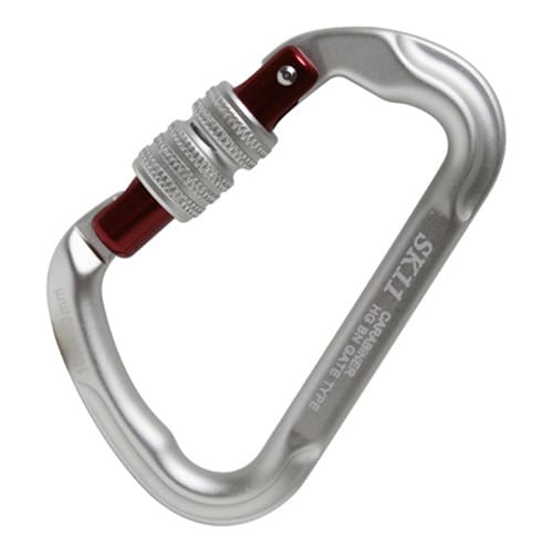 藤原産業 SK11 ロックアルミカラビナ HG 10×110mm シルバー SAC-HGN 1個(ご注文単位1個)【直送品】