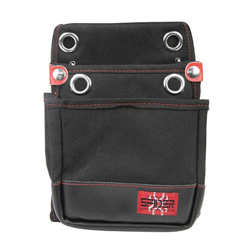 藤原産業 SK11 鳶用腰袋 インナーポケット付 S ブラック SPD-JY02-B 1個（ご注文単位1個）【直送品】